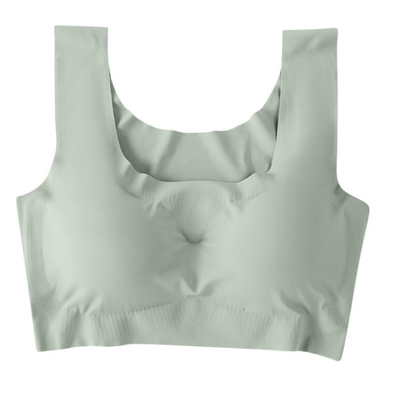 SCSAlgin Women's Wireless Silk Bra Classic Invisible Embrace Comfort Seamless Bra