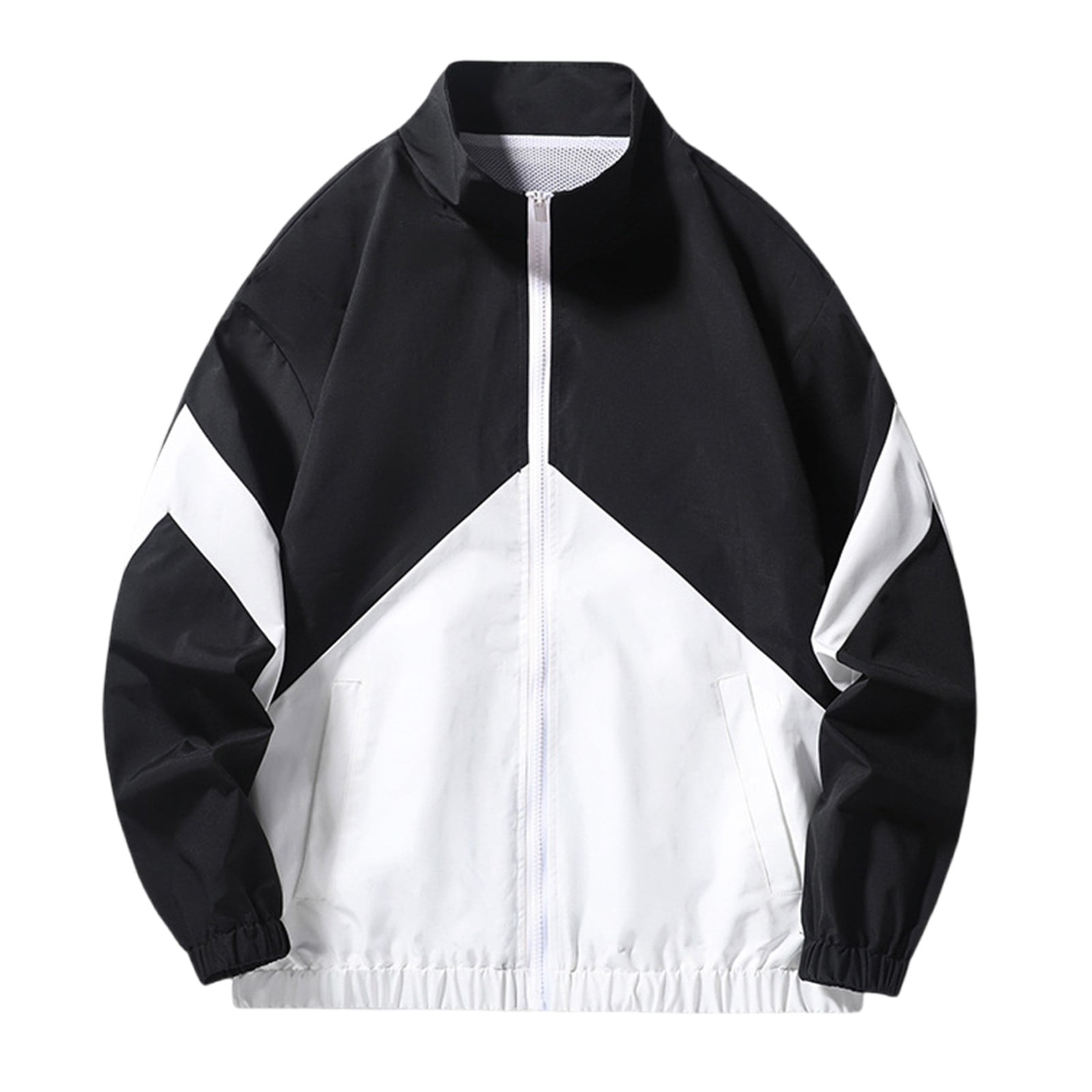 SCSAlgin Women's Y2k Jacket Zip Up Lightweight Windbreaker Jacket