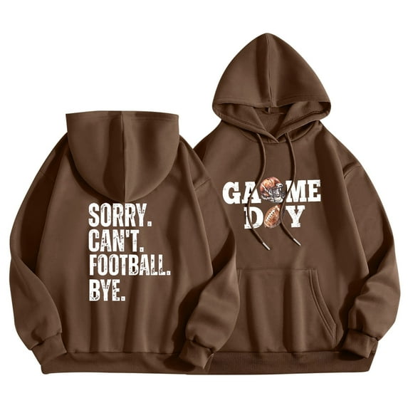 SCSAlgin Womens Baseball Hoodies Long Sleeve Casual Athletic Loose Pullover Baseball Mom Sweatshirts with Pockets