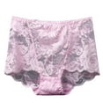 thumbnail image 1 of SCSAlgin Womens Lace Boyshort Cheeky Panties Plus Size Underwear Briefs Panty Soft Stretch Hipster, 1 of 3