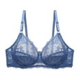 thumbnail image 1 of SCSAlgin Womens Lace Bra Sexy Push Up Sheer Bralette See Through Underwire Embroidered Unlined Everyday Bras, 1 of 4