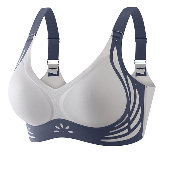 SCSAlgin Womens Seamless Wireless Push Up Supportive Bra Comfortable No Underwire Full Coverage Jelly Lift T-Shirt Bras