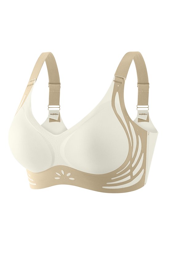 Womens Seamless Wireless Push Up Supportive Bra Comfortable No Underwire Full Coverage Jelly Lift T-Shirt Bras