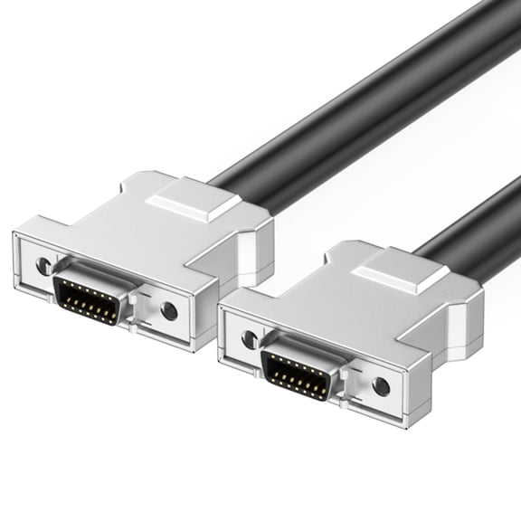 SCSI Cable SCSI Female to Female Cable with Metal Connectors for Data Machines Tape Machines Scanners for Data Storage