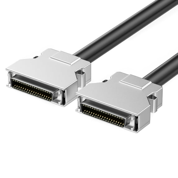 SCSI Cable SCSI Female to Female Cable with Metal Connectors for Data Machines Tape Machines Scanners for Data Storage