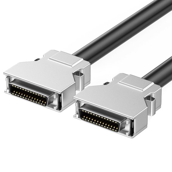 SCSI Cable SCSI Female to Female Cable with Metal Connectors for Data Machines Tape Machines Scanners for Data Storage