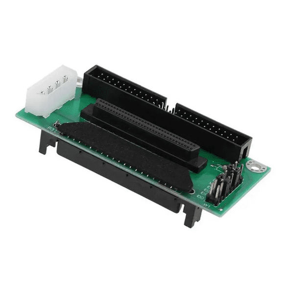 SCSI SCA 80 PIN to 68 50 PIN SCSI Adapter SCA 80 PIN to SCSI 68 IDE 50 Hard Disk Adapter Converter Card Board