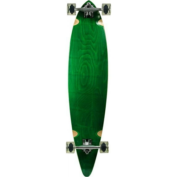 SCSK8 Blank & Stained Cruiser Longboard 40" Green with 70 mm Wheels