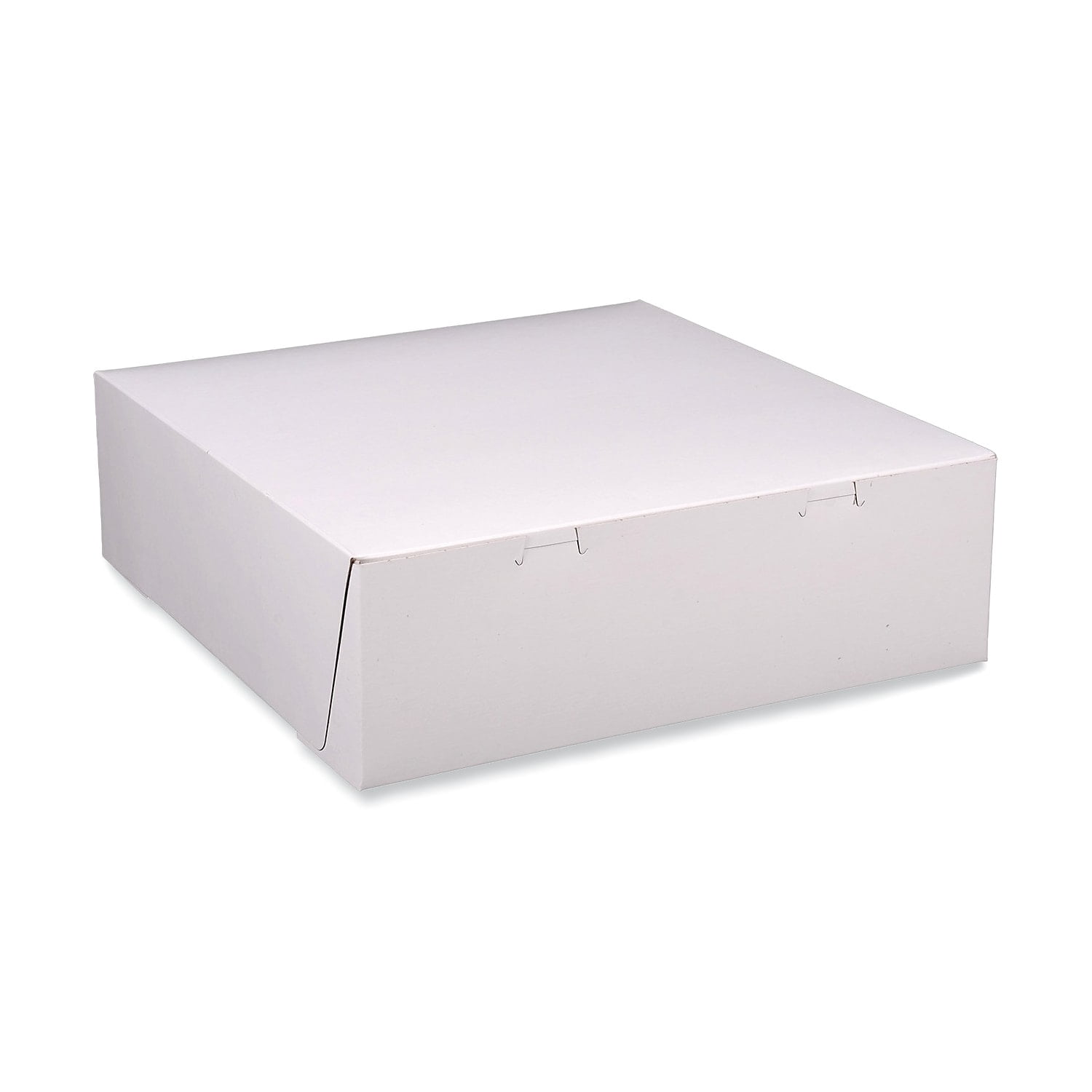 Bakery Boxes, Standard, 12 x 12 x 4, White, Paper, 100/Carton Bakery Boxes, Standard, 12 x 12 x 4, White, Paper, 100/Carton