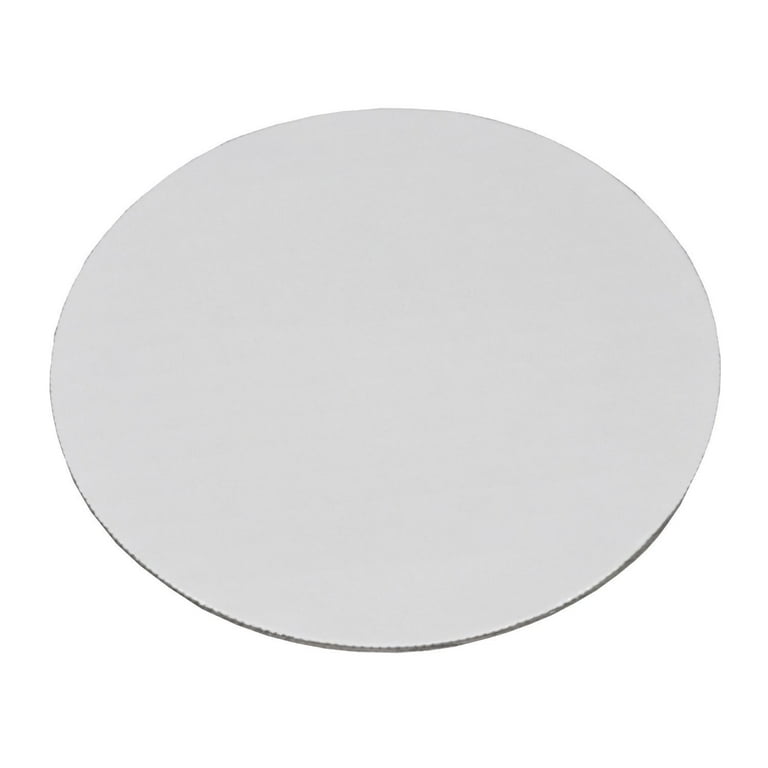 Bright White Cake Circles, 8 Bright White Cake Circles, 8