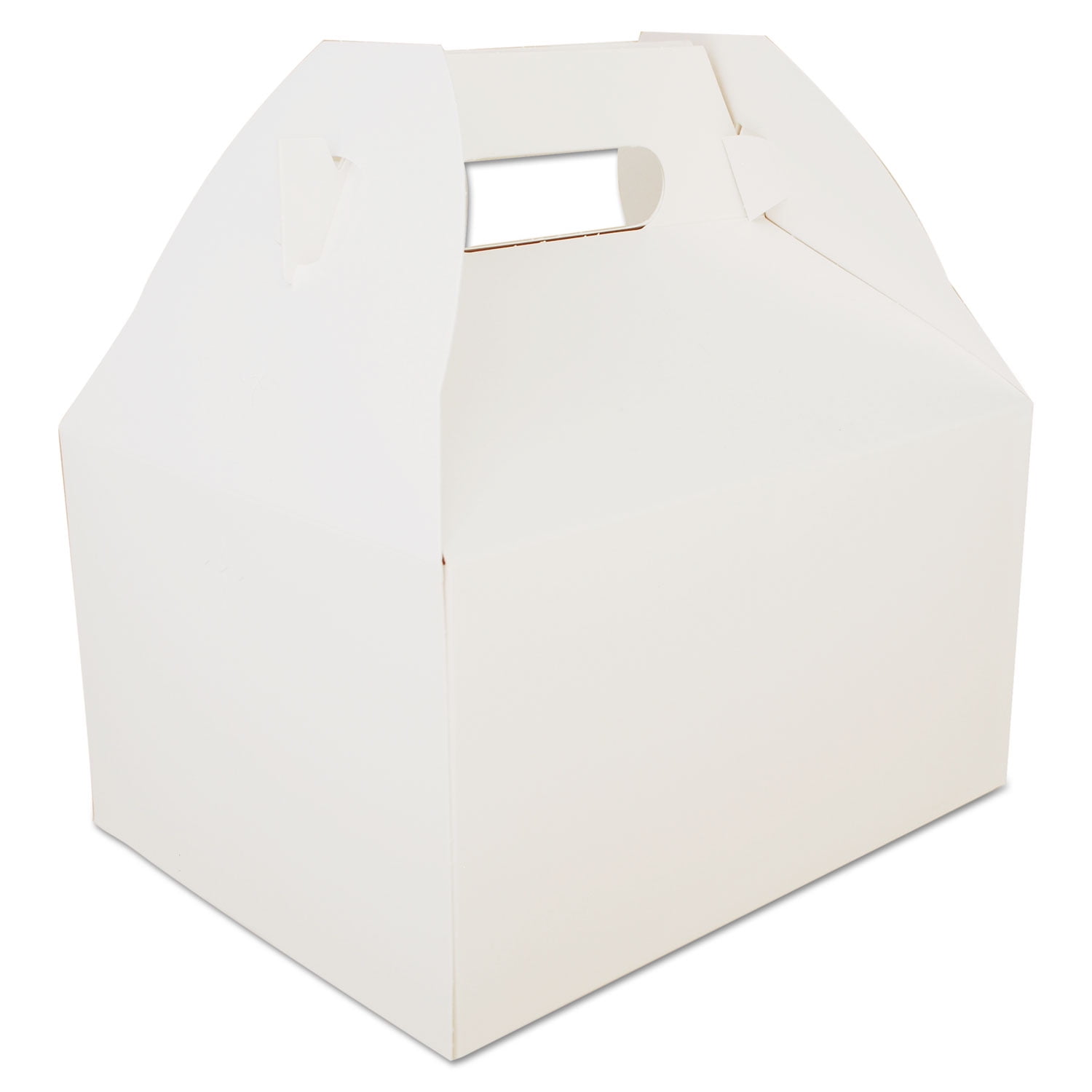 SCT Carryout Barn Boxes White 9 1/16 x 7 1/16 x 5 Paperboard 125/Carton 2715