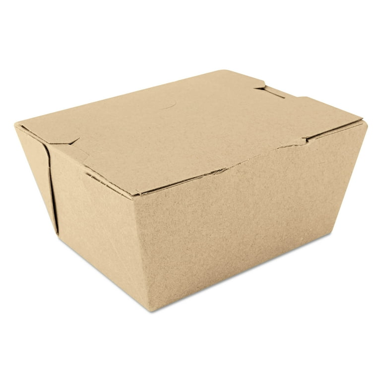 ChampPak Carryout Boxes, #1, 4.38 x 3.5 x 2.5, Kraft, Paper, 450/Carton ChampPak Carryout Boxes, #1, 4.38 x 3.5 x 2.5, Kraft, Paper, 450/Carton