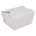 thumbnail image 1 of SCT ChampPak Retro Carryout Boxes, Paperboard, 4-3/8 x 3-1/2 x 2-1/2, White, 1 of 2
