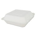 thumbnail image 1 of SCT ChampWare Molded-Fiber Clamshell Containers, 9 x 9 x 3, White, 200/Carton -SCH18935, 1 of 2