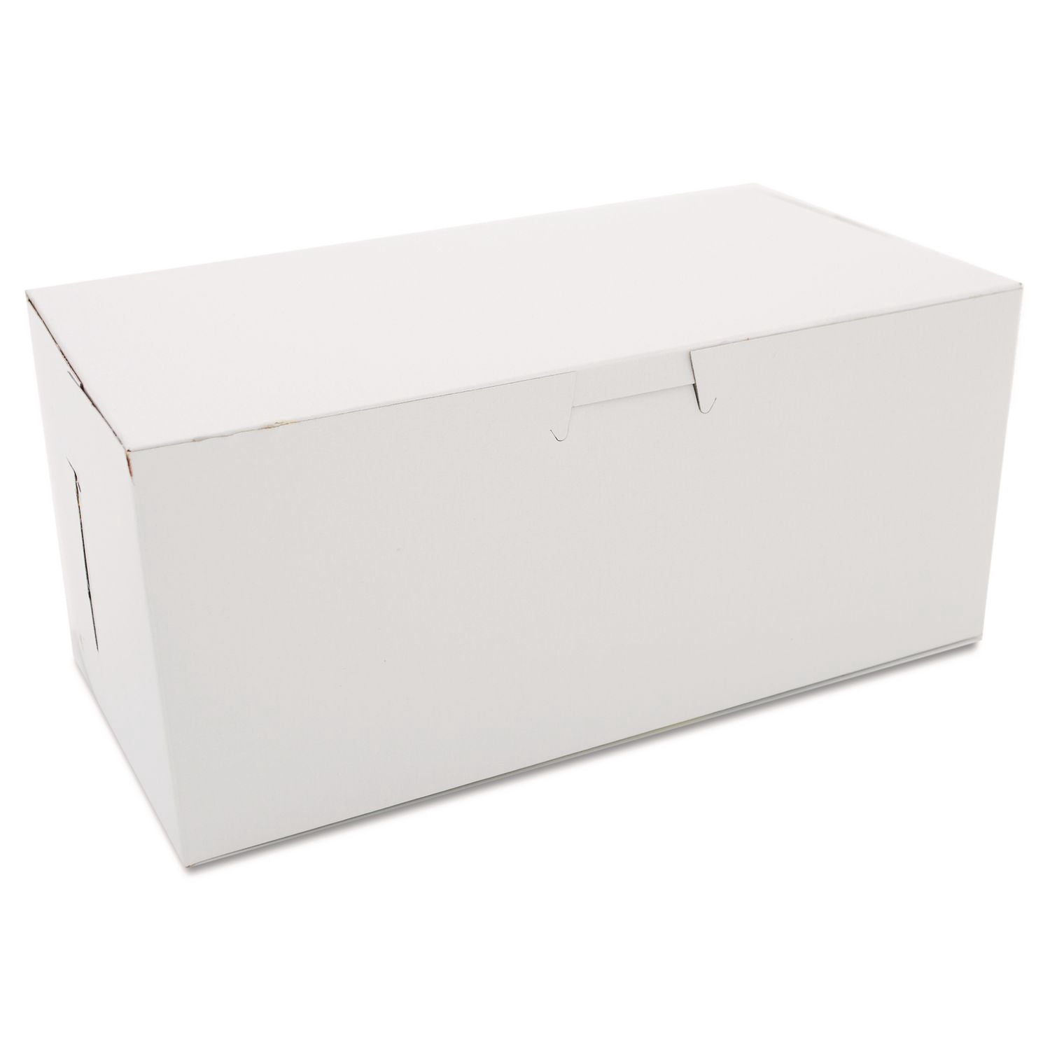 SCT Non-Window Bakery Boxes 9 x 5 x 4 White 250/Carton 0949