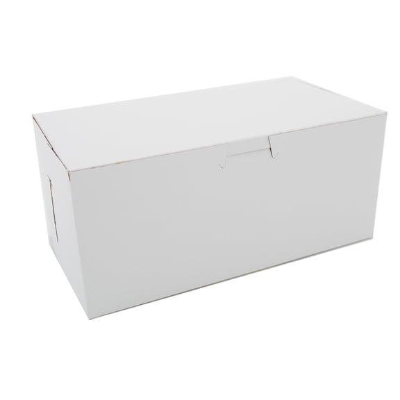 SCT Non-Window Bakery Boxes 9 x 5 x 4 White 250/Carton 0949