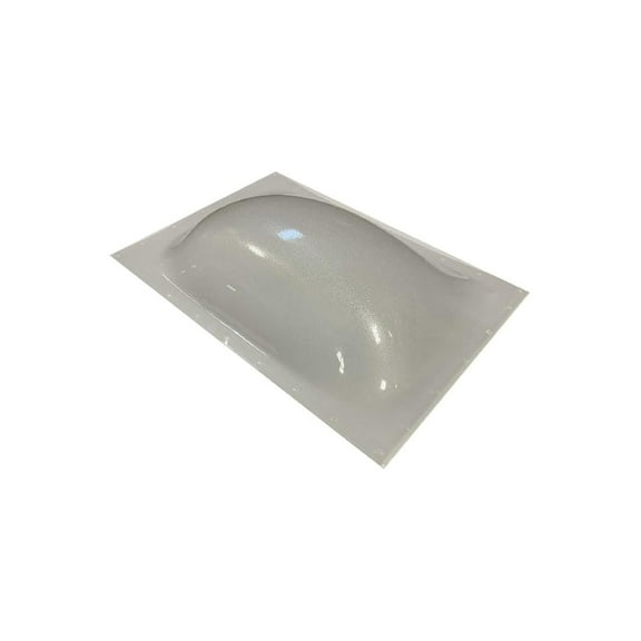 SCT RV Skylight Outer Dome, Ice Crackle Clear - 14" x 22", Flange 17" x 25"