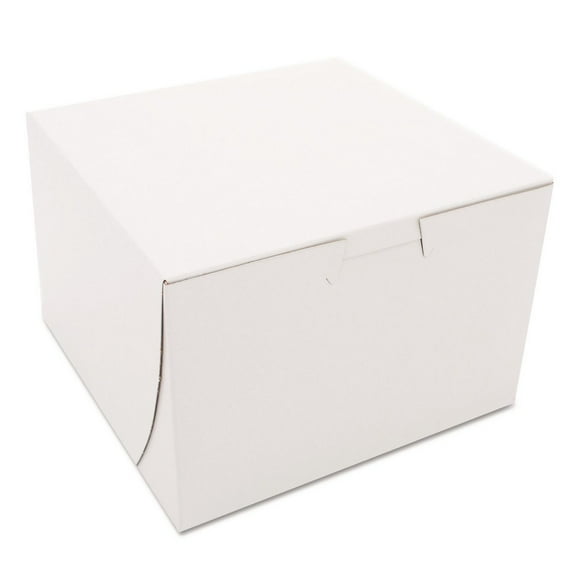 SCT Non-Window Bakery Boxes Paperboard 6 x 6 x 4 White 250/Bundle 0909