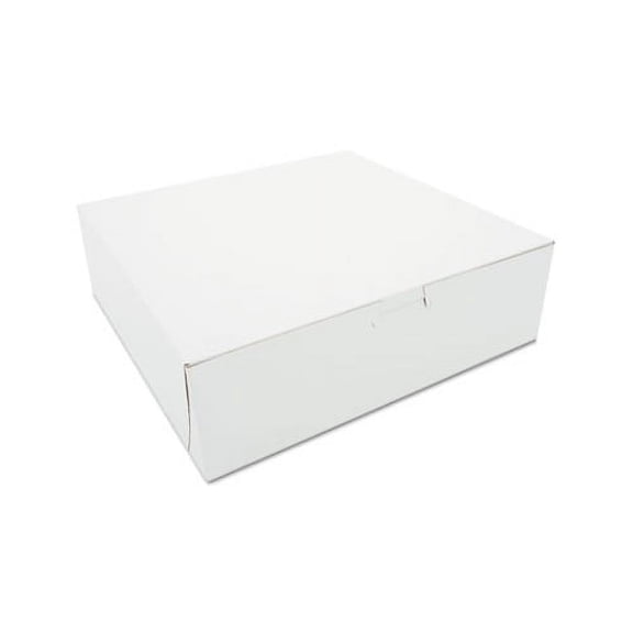Tuck-Top Bakery Boxes 10 x 10 x 3, White, 200/Carton