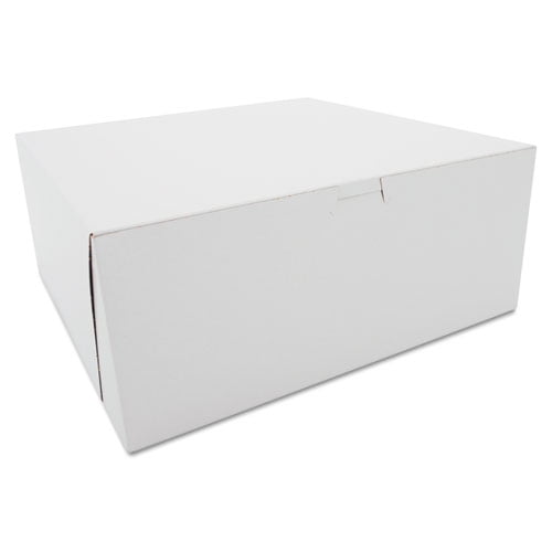 SCT Tuck-Top Bakery Boxes Paperboard White 12 x 12 x 5 0987