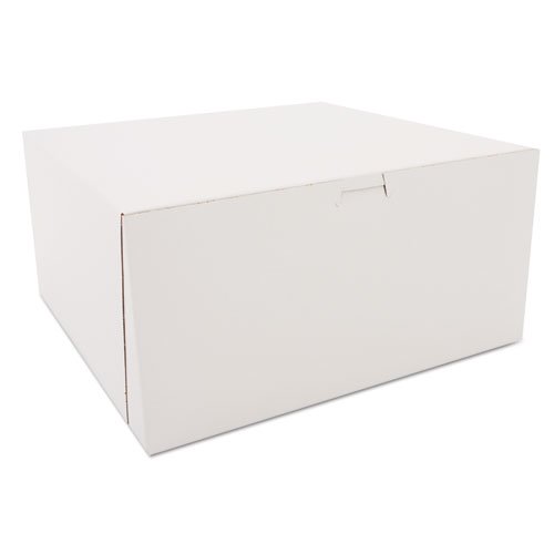 SCT Bakery Boxes, 12" x 12" x 6", White, Pack Of 50 Boxes