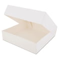 thumbnail image 1 of SCT Window Bakery Boxes White Paperboard 10 x 10 x 2 1/2 200/Carton 24233, 1 of 3