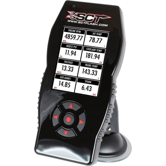 SCT X4 Power Flash Programmer for 1996–2016 Ford Cars & Trucks – Gas & Diesel Engine Tuner & Diagnostic Tool – Part #7015, OBD2 Enhanced