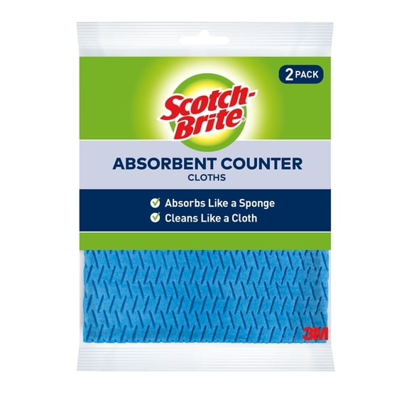SCTCH BRITE CLNNG CNTR CLTH 7.8 IN WRP