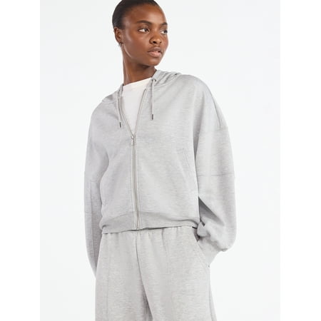 Scoop Women's and Women's Plus New Scubaknit Barrel Hoodie, Sizes XS-4X