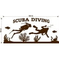thumbnail image 1 of SCUBA DIVING VINYL WALL DECAL (YOU CHOOSE SIZE AND COLOR!), 1 of 2