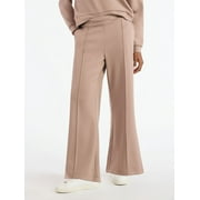 Scoop Women’s and Women’s Plus New Scubaknit Seamed Sweatpants, Regular and Short Lengths, Sizes XS-4X