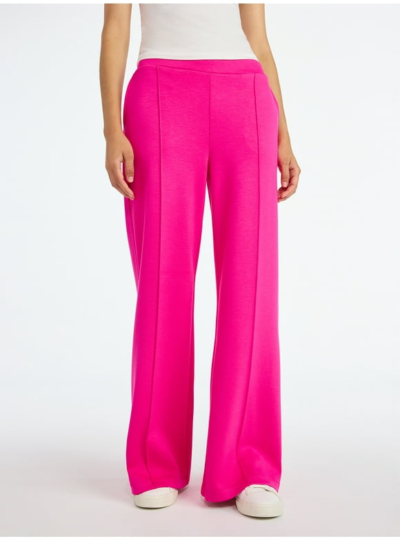 Women’s and Women’s Plus New Scubaknit Seamed Sweatpants, Regular and Short Lengths, Sizes XS-4X