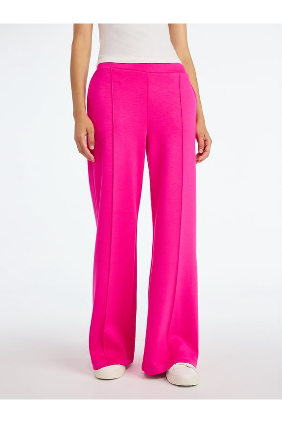 Women’s and Women’s Plus New Scubaknit Seamed Sweatpants, Regular and Short Lengths, Sizes XS-4X