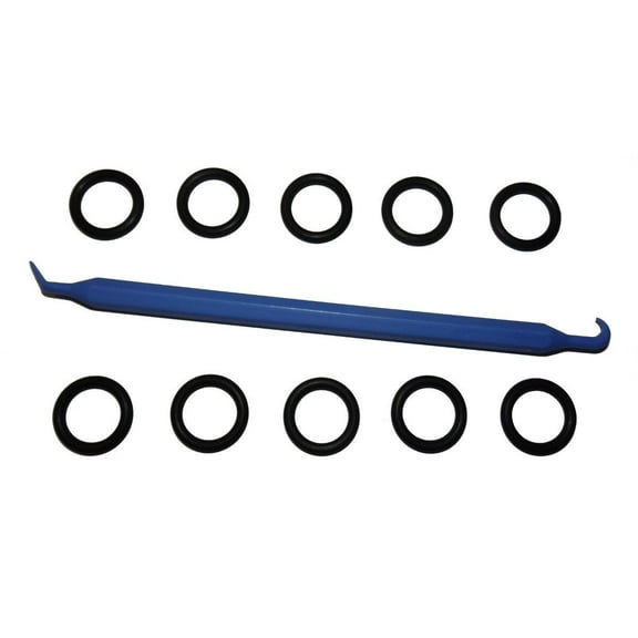 SCUBA Standard 11/16inch Tank DIN Valve DuPont Viton 112 O-Ring 10 pcs [Bonus O-Ring Pick]