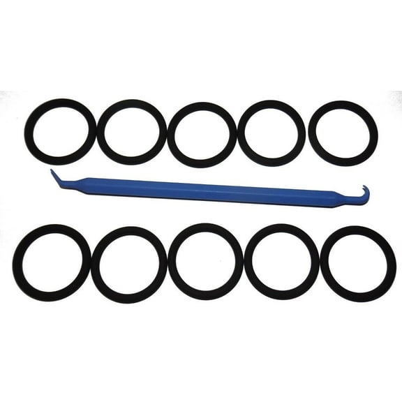 SCUBA Standard 3/4inch NPS K-Valve / DIN Valve Neck DuPont Viton 214 O-Ring 10 pcs [Bonus O-Ring Pick]