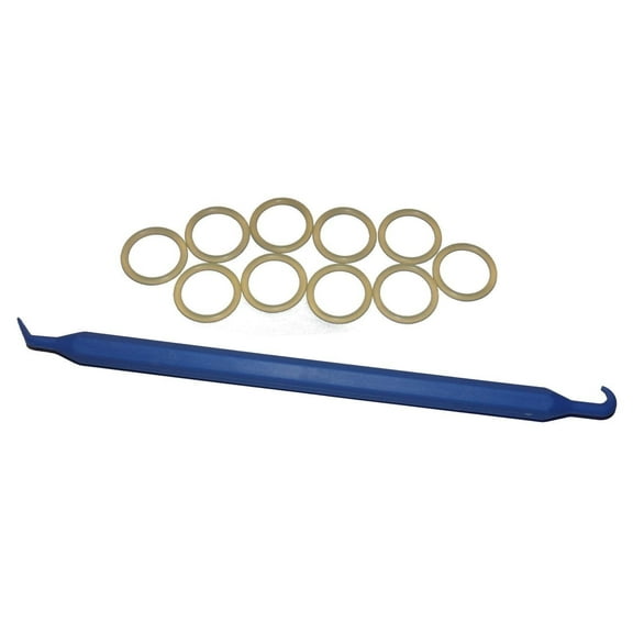 SCUBA Standard 5/8inch Tank Yoke K-Valve POLYURETHANE 014 O-Ring 10 pcs [Bonus O-Ring Pick]