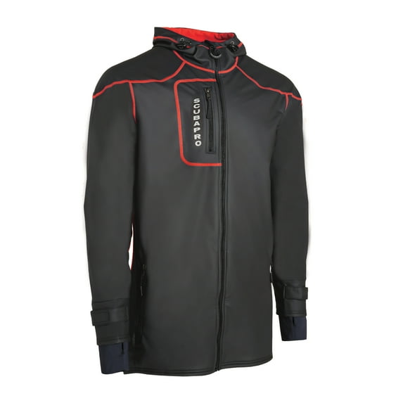 SCUBAPRO Cruise Coat - Men - Black/Red - Medium