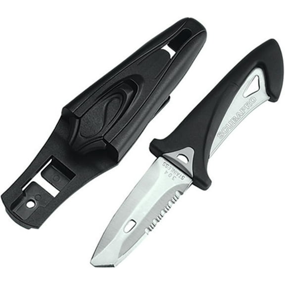 SCUBAPRO White Tip Stainless Steel Diving Knife, White