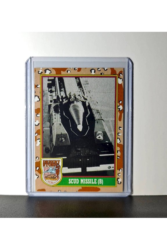 SCUD Missile (B) 1991 Topps Desert Storm #51 Card