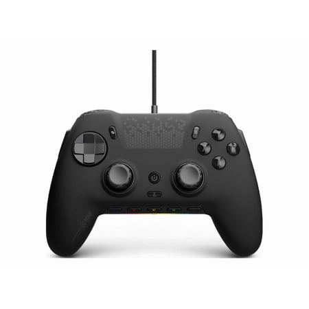 SCUF ENVISION Wired Gaming Controller for PC - Five Remappable G-Keys - Remappable Back Paddles - iCUE Compatible - Black