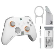 SCUF - Instinct Pro Wireless Performance Controller for Xbox Series X|S, Xbox One, PC, and Mobile - White With Cleaning Electric kit Bolt Axtion Bundle Like New