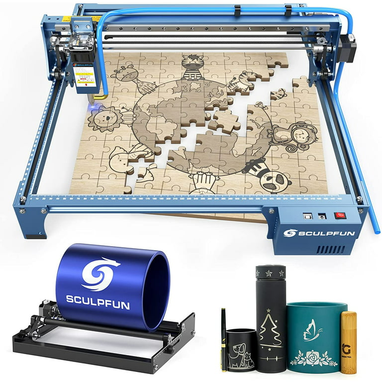 Sculpfun S9 Large Area Expansion Kit for Extension to 410 x 950mm, Meet Larger Engraving Cutting Needs (Not for S10)