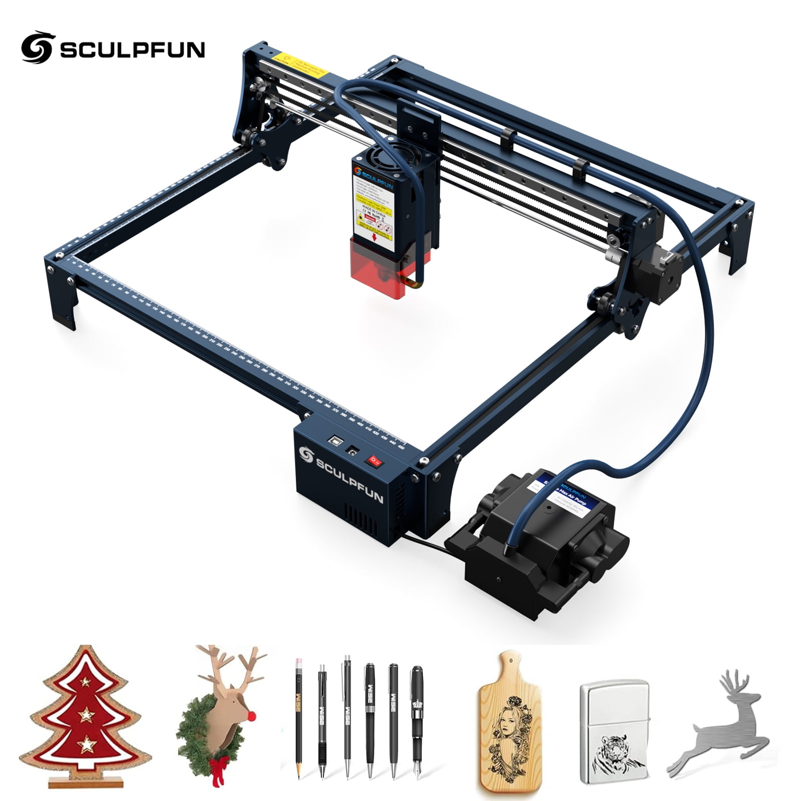 SCULPFUN S30 Pro Max 20W Laser Engraver Automatic Air-assist System Laser  Engraving Machine With Rotary Roller And Honeycomb - Buy SCULPFUN S30 Pro  Max 20W Laser Engraver Automatic Air-assist System Laser Engraving