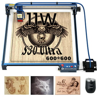 SCULPFUN S10 Laser Engraver with Rotary, 10W Output Power Laser
