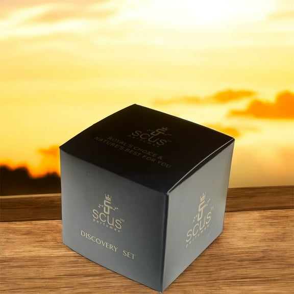 SCUS Perfumes Discovery Set (Lily|&|Amber|&|Ylang|&|Gardenia Concentrated Perfume oil Long Lasting Fragrance Non-Alcoholic (Parfum 12ml) (Pack of 4)