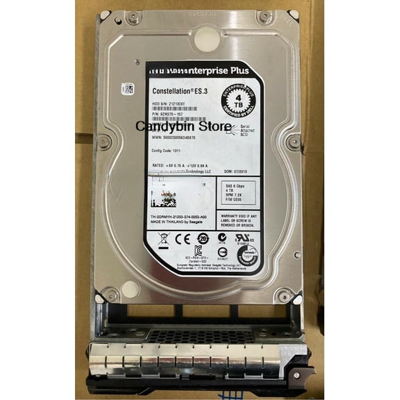 SCV300 SCV2000 SCV2080 SCV3000 4T 7.2K 3.5 SAS storage hard disk