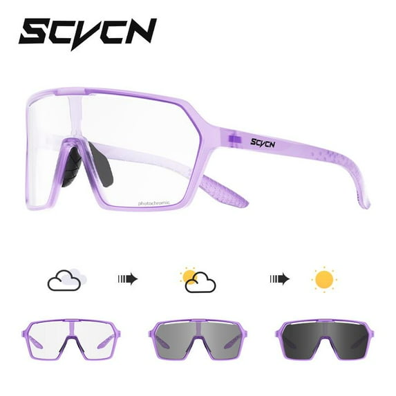 SCVCN New Photochromic Cycling Glasses UV400 Cycling Sunglasses Bicycle Eyewear Sports MTB Outdoor Bike Hiking Cycling Equipment