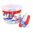 thumbnail image 1 of Maxx Chalk Americana Sidewalk Chalk with Storage Bucket, Red White & Blue 20-Pieces, Children Ages 3+, 1 of 3