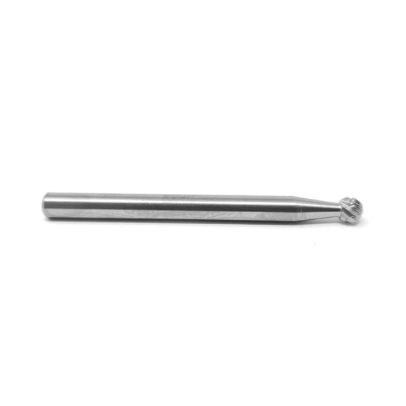 HELONGCO Double Cut 1/8" Solid Carbide Burr Bur Tool Die Grinder Bit, SD42D, 1/8" Shank