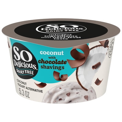 So Delicious Dairy Free Coconut Yogurt Alternative with Chocolate Shavings Container, 5.3 oz